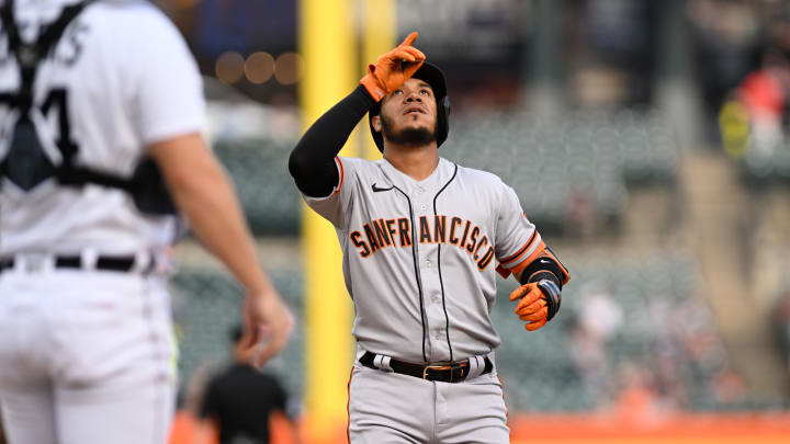 SF Giants 2B Thairo Estrada eats an Uncrustables PB&J before each game SF Giants 2B Thairo Estrada eats an Uncrustables PB&J before each game