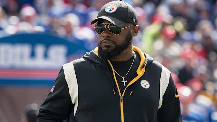 Mike Tomlin Reacts Hilariously to Son’s TD Celebration in Boston College Spring Game Mike Tomlin Reacts Hilariously to Son’s TD Celebration in Boston College Spring Game