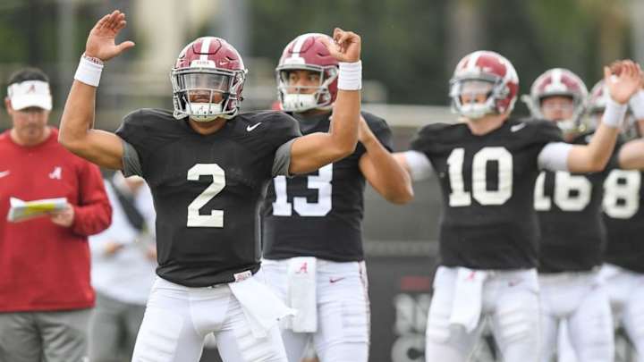Tide Test: Patriots' Mac Jones, Eagles' Jalen Hurts Battle For 'Bama QB Bragging Rights