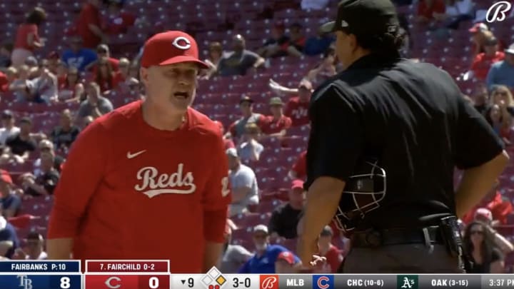 Hot Mics Picked Up Reds Manager David Bell Absolutely Cursing Out Ump After Being Ejected Hot Mics Picked Up Reds Manager David Bell Absolutely Cursing Out Ump After Being Ejected