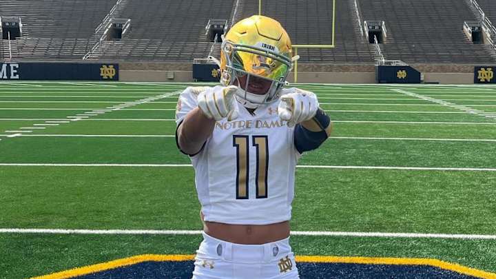 Dynamic Pass Catcher Daylan McCutcheon Previews Notre Dame Return