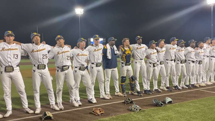 WATCH: WVU Baseball Sings Country Roads - TCU Game One