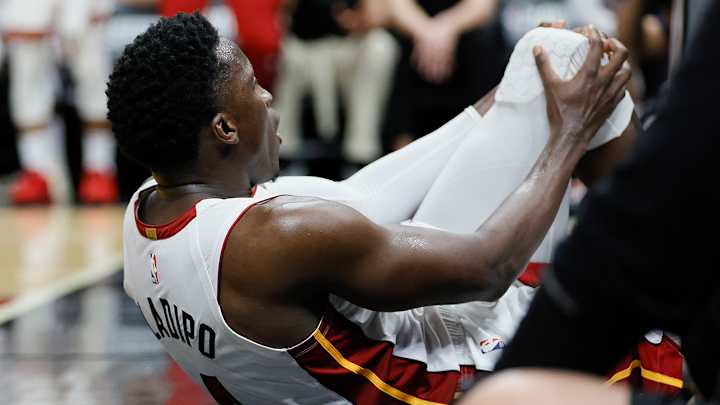 Heat’s Victor Oladipo Leaves Game vs. Bucks After Frightening Fall