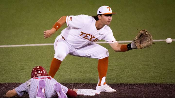 Longhorns Drop Out of D1Baseball Top 25 After Oklahoma Sweep Longhorns Drop Out of D1Baseball Top 25 After Oklahoma Sweep