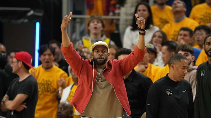 Sideline Moment Captures Why Golden State's Andre Igoudala, Miami Heat Captain Udonis Haslem Are Valuable Teammates