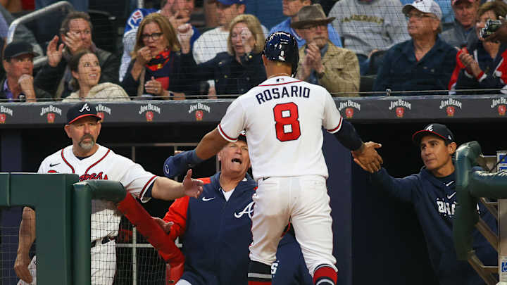 WATCH: Eddie Rosario, Ozzie Albies go back-to-back to extend the Braves' lead in the eighth