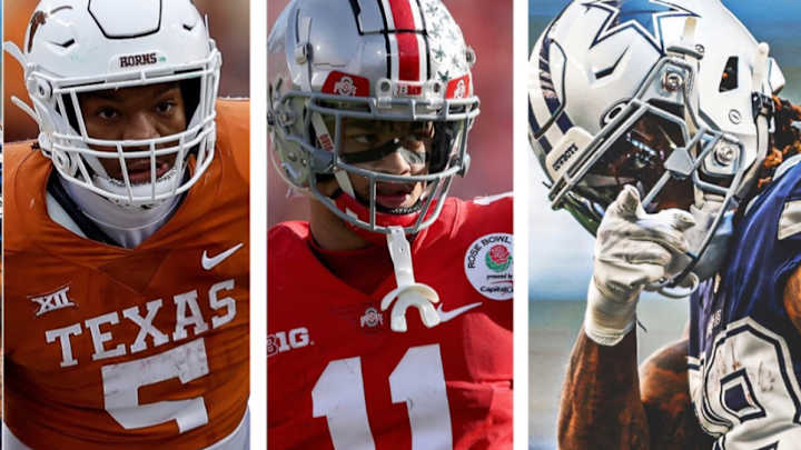 Cowboys' CeeDee Lamb 'Recruiting' Bijan Robinson & Jaxon Smith-Njigba? NFL Draft LOOK