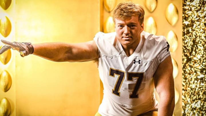 Notre Dame Offensive Lineman Peter Jones Is Eyeing An Early Impact