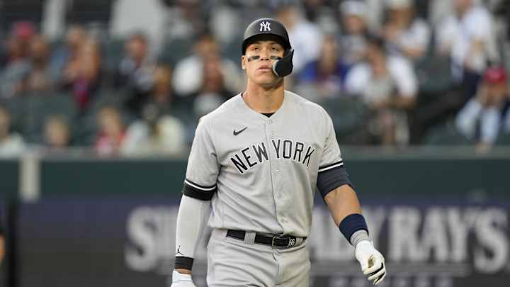BREAKING: Aaron Judge Leaves New York Yankees Game vs. Texas Rangers BREAKING: Aaron Judge Leaves New York Yankees Game vs. Texas Rangers
