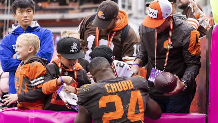 Digest Notes: Nick Chubb Leads Browns in Sales of Licensed NFL Products, Myles Garrett Works out With OL Guru Digest Notes: Nick Chubb Leads Browns in Sales of Licensed NFL Products, Myles Garrett Works out With OL Guru