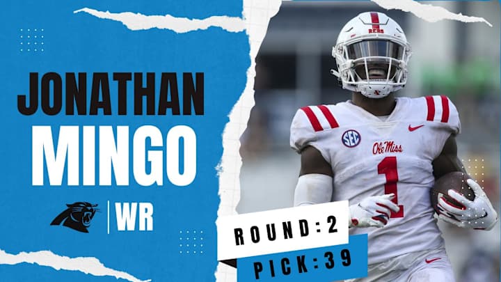 Grading the Panthers' Selection of WR Jonathan Mingo