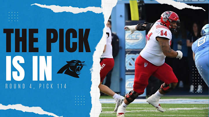 BREAKING: Panthers Select OL Chandler Zavala in 2023 NFL Draft