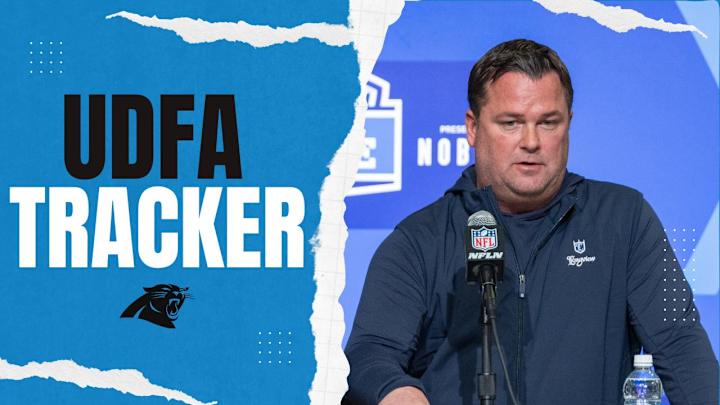 Carolina Panthers Undrafted Free Agent Tracker 2023