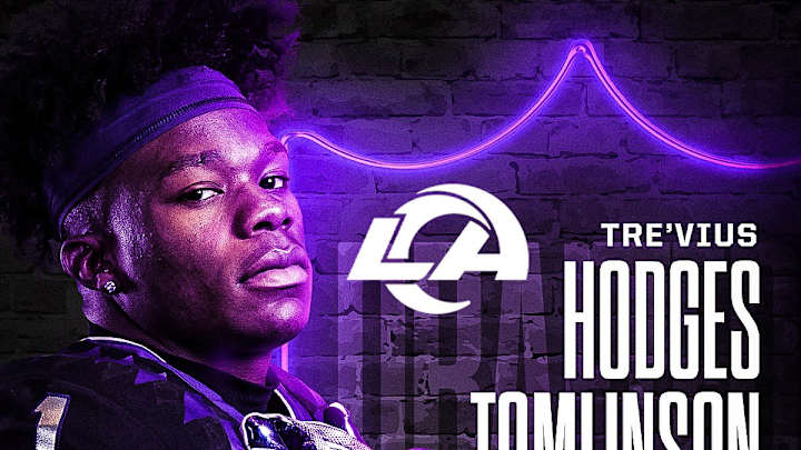 The Los Angeles Rams Select Trevius Hodges-Tomlinson in the Sixth Round of the NFL Draft The Los Angeles Rams Select Trevius Hodges-Tomlinson in the Sixth Round of the NFL Draft