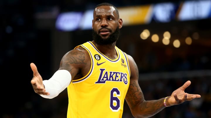 LeBron James Hit a Hook Shot From Half Court and Anthony Davis Couldn’t Believe It