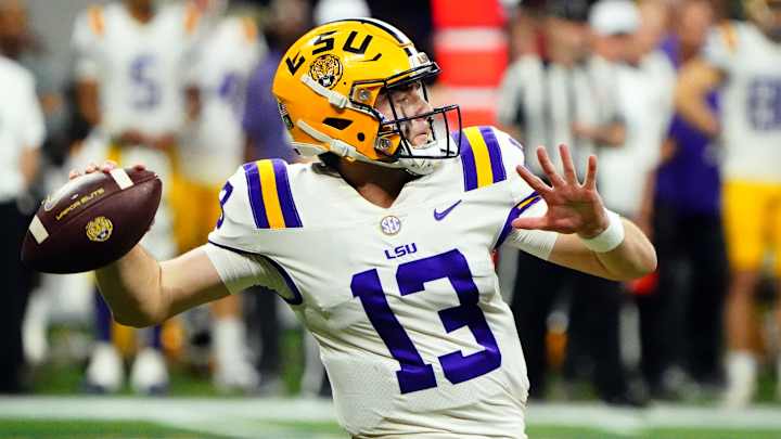 LSU quarterback Garrett Nussmeier makes college football transfer portal decision