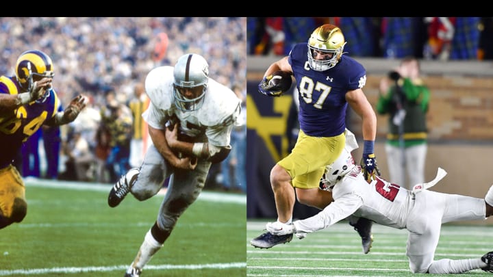 Raiders TE Draft Pick Mayer Has Many Seeing a Ghost