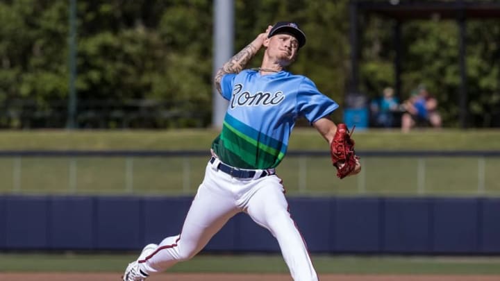 WATCH: Top prospect AJ Smith-Shawver makes his first major league appearance WATCH: Top prospect AJ Smith-Shawver makes his first major league appearance