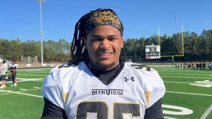 Justin Greene, four-star DL, talks about his recruitment with Auburn, Georgia, South Carolina