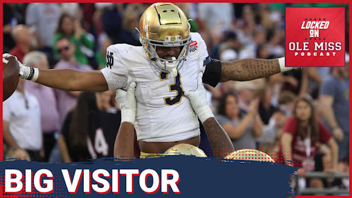 Ole Miss Rebels, Lane Kiffin Bring in HUGE Visitor From Notre Dame Fighting Irish - Locked On Ole Miss Podcast