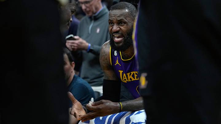 LeBron James Furious With Referees During Game 2 vs. Warriors LeBron James Furious With Referees During Game 2 vs. Warriors