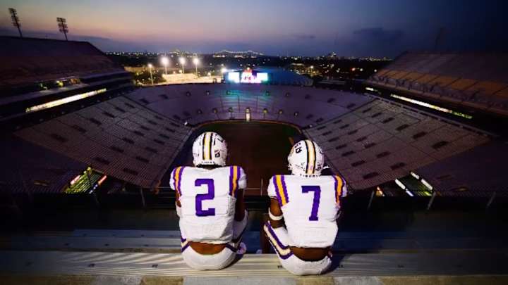 LOOK: LSU Hosts Louisiana Transfer CB Trey Amos For Visit