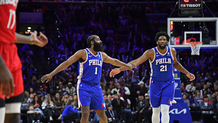 Joel Embiid’s Message to James Harden Before Game 4 vs. Celtics Joel Embiid’s Message to James Harden Before Game 4 vs. Celtics