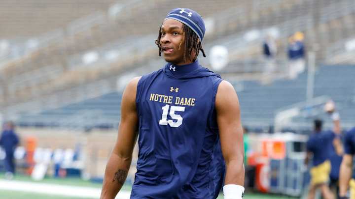 Notre Dame Receiver Tobias Merriweather Named An Athlon Sports Breakout Player Notre Dame Receiver Tobias Merriweather Named An Athlon Sports Breakout Player