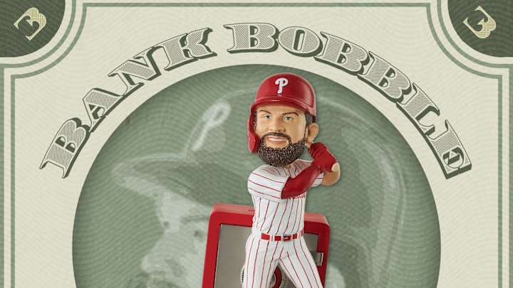 FOCO Launches Philadelphia Phillies Coin Bank Bobbleheads