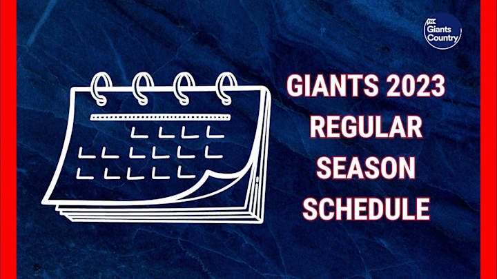 Giants 2023 Schedule: What You Need to Know