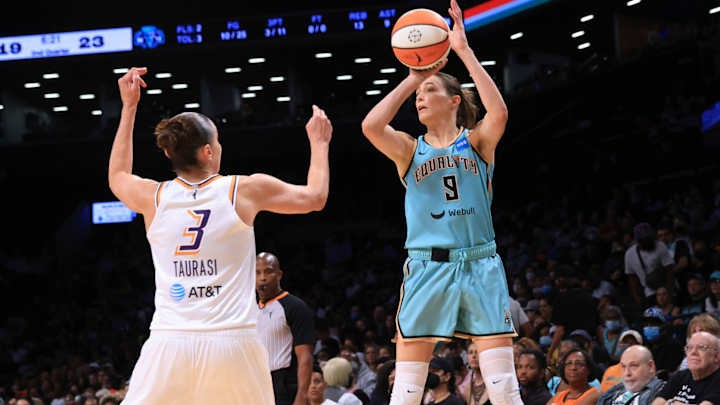 Sun's Rebecca Allen Shines in 'Beautiful' Preseason Reunion with Liberty Sun's Rebecca Allen Shines in 'Beautiful' Preseason Reunion with Liberty