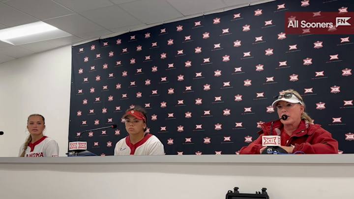 WATCH: Oklahoma Softball's Big 12 Semifinal Press Conference