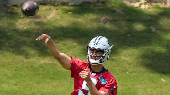 Panthers Coach Frank Reich Lauds No. 1 Pick Bryce Young After First Practice