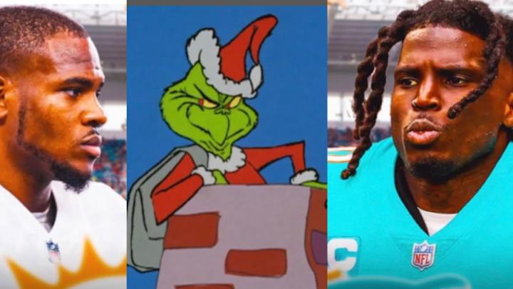 Cowboys 'Grinch' Micah Parsons Vows to Steal Christmas from Dolphins Tua & Tyreek Cowboys 'Grinch' Micah Parsons Vows to Steal Christmas from Dolphins Tua & Tyreek
