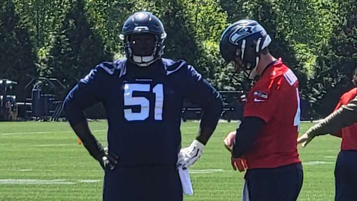 Seahawks Training Camp Observations: Olu Oluwatimi a Starter? Seahawks Training Camp Observations: Olu Oluwatimi a Starter?