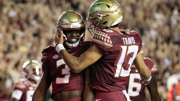 WATCH: Florida State Stars Jordan Travis, Trey Benson Featured In Commercial WATCH: Florida State Stars Jordan Travis, Trey Benson Featured In Commercial