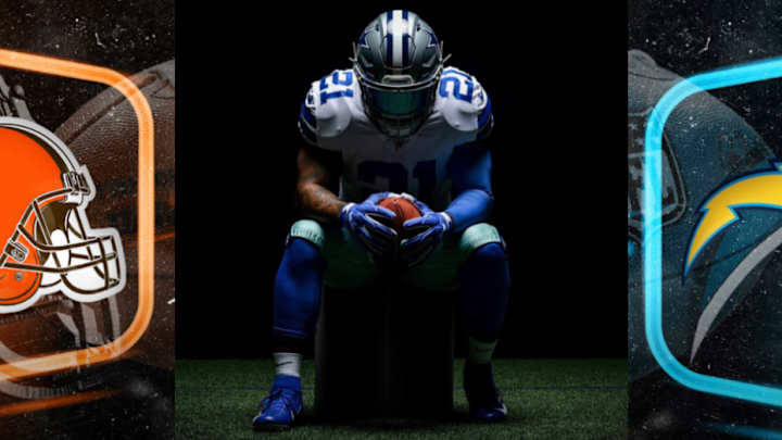 Cowboys Ex Ezekiel Elliott 'Close to Signing' with Browns or Chargers? Odd Report