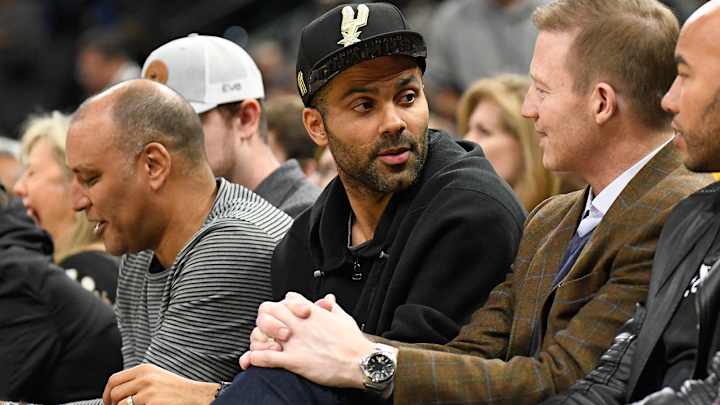 Tony Parker Shares Photo of Young Victor Wembanyama in Spurs Jersey