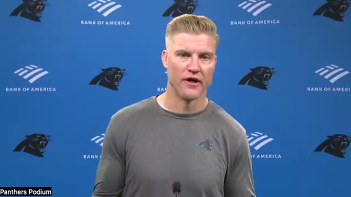 WATCH: Panthers QB Coach Josh McCown Press Conference 5/18