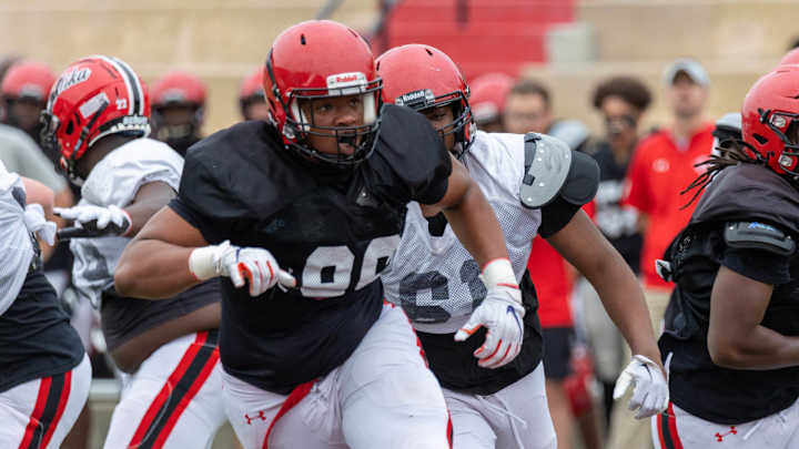GALLERY: Auburn commit Malik Autry performs during Opelika High School spring game