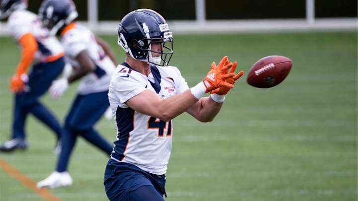 Broncos LB Drew Sanders Details Play That Took Over Rookie Camp Broncos LB Drew Sanders Details Play That Took Over Rookie Camp