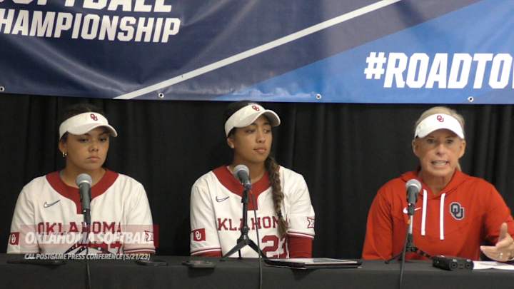 WATCH: Oklahoma Softball's California Postgame Press Conference