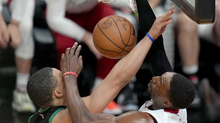 NBA Twitter Goes Crazy Over Miami Heat’s Bam Adebayo Slamming it Down Against Boston Celtics