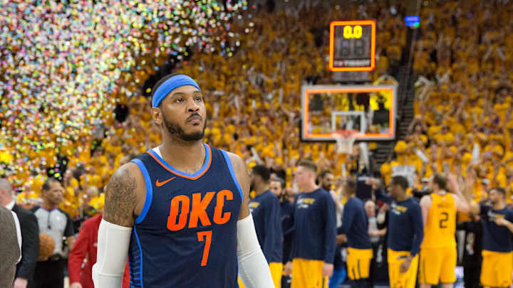 Former Thunder Forward Carmelo Anthony Announces Retirement Former Thunder Forward Carmelo Anthony Announces Retirement