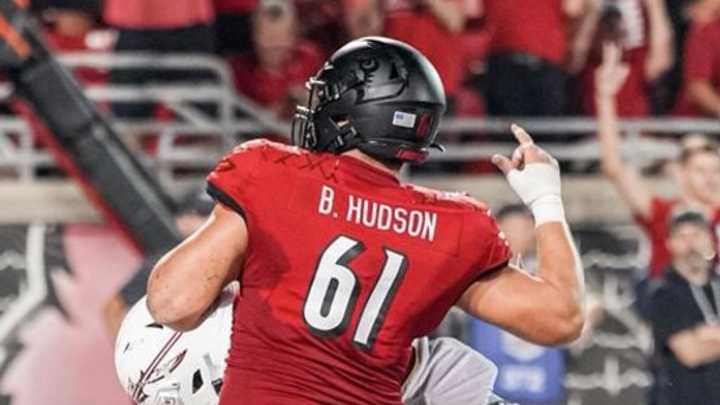 Louisville's Bryan Hudson Wins 2023 ACC Jacobs Blocking Trophy