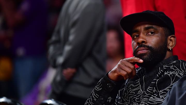 Lakers' Rob Pelinka Preaches Continuity Amid Kyrie Irving Rumors Lakers' Rob Pelinka Preaches Continuity Amid Kyrie Irving Rumors