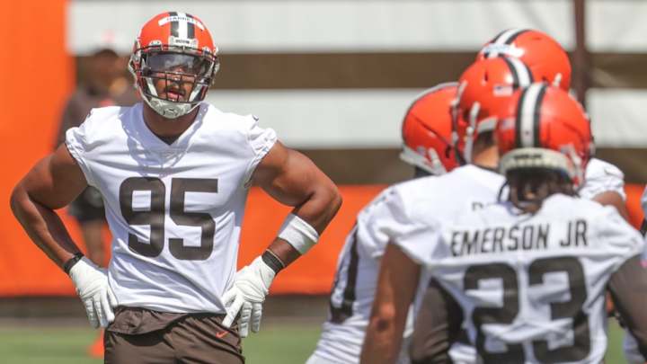 A few Browns Starters not at day two of OTAs Including Myles Garrett
