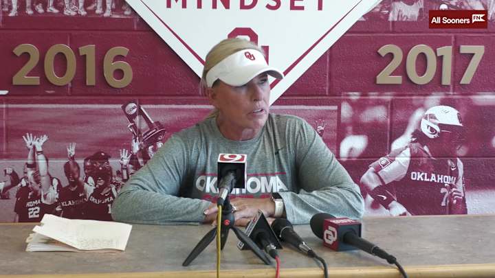 WATCH: Oklahoma Softball Coach Patty Gasso Super Regionals Press Conference