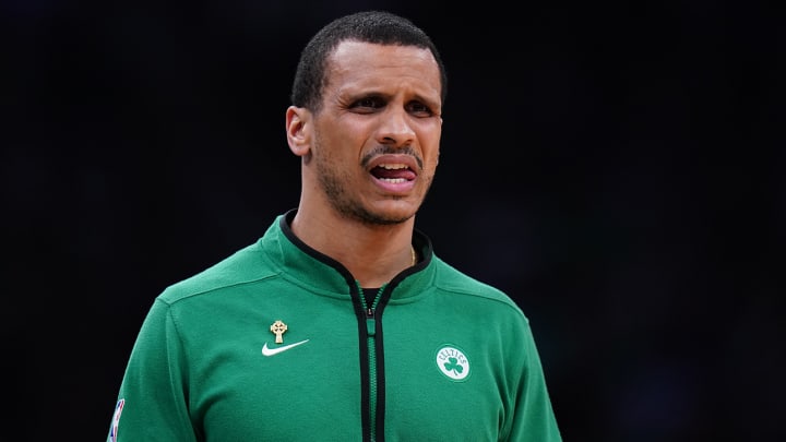 Joe Mazzulla Had Stone Cold Reaction to Derrick White’s Buzzer Beater in Game 6 Joe Mazzulla Had Stone Cold Reaction to Derrick White’s Buzzer Beater in Game 6