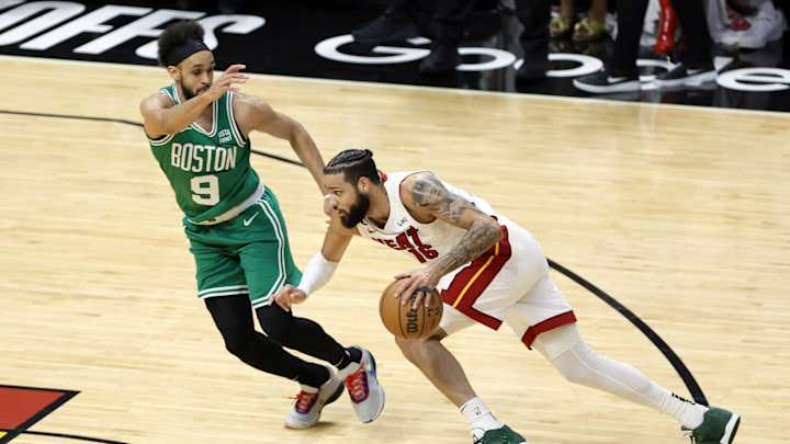 Caleb Martin's 14 Points Helps Offset Slow Starts By Jimmy Butler, Bam Adebayo As Heat Trail Celtics 57-53 At Halftime Caleb Martin's 14 Points Helps Offset Slow Starts By Jimmy Butler, Bam Adebayo As Heat Trail Celtics 57-53 At Halftime
